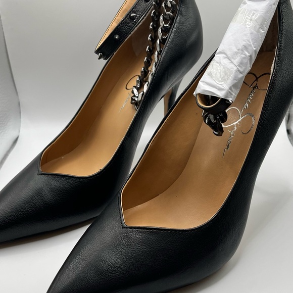 Black Heel w/ Spiked Anklet - Picture 4 of 4